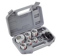 Bosch Accessories 9. pc Coffret Scies Trépans Universelles (Métaux, Bois, Plastiques, Ø 24/27/ 32/35/ 40/52 mm, Accessoires Perceuse à Percussion)