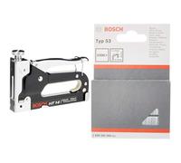 Bosch Accessories Agrafeuse manuelle HT 14 (bois, agrafes de type 53) + Bosch Accessories 1609200366 Agrafes 10/11,4 mm 1000 pièces Type 5
