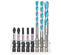 Bosch Accessories Assortiment de 8 Assortiment d'embouts de vissage et de forets de précision Impact Control (Pick and Click, accessoires pour visseuse à percussion)