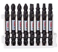 Bosch Accessories Assortiment de 8 embouts de vissage à double tête Impact Control de Bosch Professional (Pick and Click, accessoires pour visseuse à percussion)