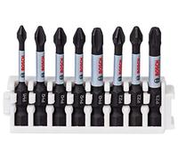 Bosch Assortiment de 8 embouts de vissage, 1 x PH1, 3 x PH2, 1 x PH3, 2 x PZ2, 1 x PZ3 - 260925C152