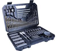 Bosch Accessories Bosch 103 pièces Jeu de forets et d'embouts en titane V-Line (pour le bois, la pierre et le métal, accessoires outils de perçage et de vissage)