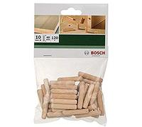 Bosch Accessories Bosch 120 pièces Goujons en bois 10 x 40 mm