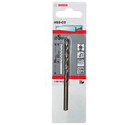 Bosch Accessories Bosch Accessories 2608585851 Foret à métaux rectifié HSS-Co standard DIN 338, Or, 5 mm