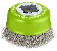 Bosch Accessories Brosse à dents X-LOCK Clean for inox, 75 mm, 0,3 mm, fil dacier inoxydable ondulé 2608620728 2608620728 1 pc(s)