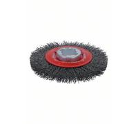 Bosch 1x Brosse circulaire PRO Steel Longlife, fils ondulés pour petite meuleuse angulaire et X-Lock (pour Acier, Ø 115 mm, Professional Accessoire Petite meuleuse angulaire)