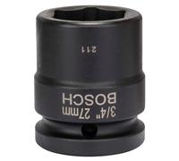 Bosch Accessories ouille avec Carré Femelle 3/4" pour Vis à Tête Hexagonale M18, 42.50mm Extérieur, 27mm Cote sur plats, 50mm Longueur