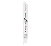 Bosch Lame de scie-sabre S 922 HF – Flexible pour bois et métal – Lot de 2 150 mm