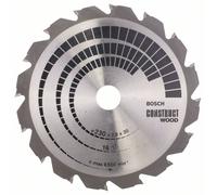 Bosch Accessories Construct Wood 2608640635 Lame de scie circulaire au carbure 230 x 30 x 2.8 mm Nombre de dents: 16 1 pc(s)
