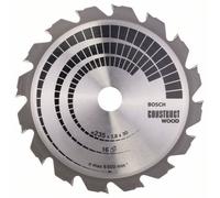 Bosch Accessories Construct Wood 2608640636 Lame de scie circulaire au carbure 235 x 30 x 2.8 mm Nombre de dents: 16 1 pc(s)