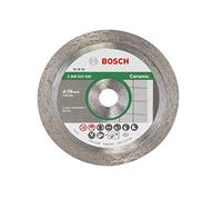 Bosch Accessories Disque à tronçonner diamanté Best for Ceramic (pour la céramique, Ø 76 mm, Ø d'alésage : 10 mm, accessoires de meuleuses angulaires