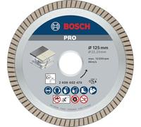 Bosch Accessories Disque diamanté Best for Ceramic Extra-Clean Turbo (céramique, 125 x 22,23 mm, accessoires pour meuleuse angulaire), Argenté