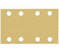 Bosch 10x Feuilles abrasives EXPERT C470 à 8 trous (pour Peinture sur bois, Bois dur, Ø 80x133 mm, Grain 60, Professional Accessoire Ponceuse excentrique)