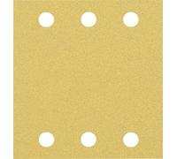 Bosch Accessories EXPERT C470 2608900892 Papier abrasif pour ponceuse vibrante perforé Grain 80 (L x l) 115 mm x 107 mm 10 pc(s)