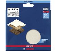 Bosch Accessories EXPERT M480 2608900673 Grille abrasive pour ponceuse excentrique non perforé Grain 120 (Ø x L) 125 mm x 125 mm 5 pc(s)