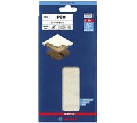 Bosch Accessories EXPERT M480 2608900743 Grille abrasive pour ponceuse orbitale non perforé Grain 80 (L x l) 186 mm x 93 mm 10 pc(s)