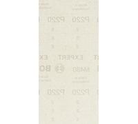 Bosch Accessories EXPERT M480 2608900748 Grille abrasive pour ponceuse orbitale non perforé Grain 220 (L x l) 186 mm x 93 mm 10