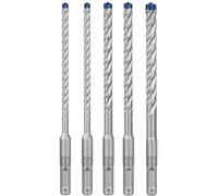 Coffret 5 forets béton 4 taillants SDS-Plus 7X Expert BOSCH 6/6/8/8/10 mm - 2608900198