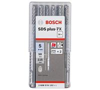 Bosch Accessories Foret SDS plus-7X (pour le béton armé et la maçonnerie, 5 x 50 x 115 mm, accessoire pour marteau burineur)