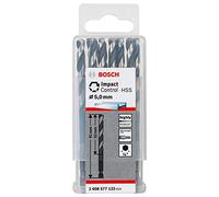 Bosch Accessories Forets hélicoïdaux Impact Control HSS (pour métal, 5 x 52 x 91 mm, Accessoires pour perceuse à percussion)