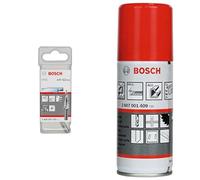 Bosch Accessories Fraise Étagée HSS, 6mm Queue, 4mm-12mm Étages Diamètre, 66.5mm Longueur + Bosch Accessories 2607001409 Huile de coupe universelle