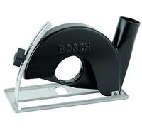 Bosch Accessories Glissières de Guidage avec Raccord d’Aspiration pour Tronçonnage (Ø 115/125 mm, Accessoires Meuleuses Angulaires) Gris
