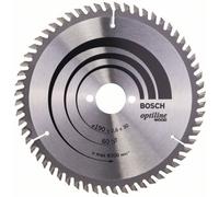 Bosch Lame pour scie circulaire Optiline Wood 190 x 30 x 2,6 mm Carbure 60 dents