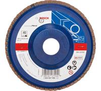 Bosch Accessories Plateau à Lamelles X551, 40 Grain, 5 à 15° Angle, 12250 tr/min, Support en Plastique, 125mm