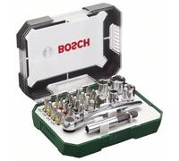 Bosch Accessories Promoline 2607017322 Jeu d'embouts 26 pièces vis à fente, cruciforme Phillips, vis Pozidriv, 6 pans intérieurs