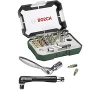 Bosch Accessories Promoline 2607017392 Jeu dembouts 27 pièces vis à fente, vis Pozidriv, cruciforme Phillips, 6 pans intérieurs, 6 pans intérieurs (TX) avec