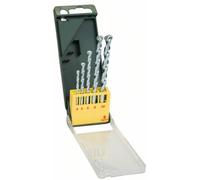 Bosch Accessories Promoline 2607019438 carbure de tungstène Jeu de forets spiralés pour pierre 5 pièces 4 mm, 5 mm, 6 mm, 8 mm, 10 mm tige cylindrique 1 pc(s)