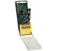 Bosch Accessories Promoline 2607019444 carbure de tungstène Jeu de forets pour béton 5 pièces 4 mm, 5 mm, 6 mm, 8 mm, 10 mm tige cylindrique 1 set