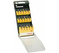 Bosch Accessories Promoline 2607019453 Jeu dembouts 15 pièces vis à fente, cruciforme Phillips, vis Pozidriv, 6 pans intérieurs (TX), 6 pans intérieurs avec