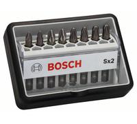 Bosch Accessories Robust Line 2607002557 Jeu d'embouts 8 pièces vis Pozidriv