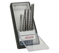 Bosch Accessories Robust Line / 2607010531 Coffret de lames pour scie sauteuse 6 pièces Tige en T