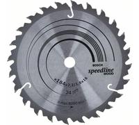 Bosch Accessories Standard for Wood Speed 2608640795 Lame de scie circulaire au carbure 184 x 16 x 2.4 mm Nombre de dents: 24