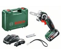 Bosch - Scie d'élagage sans fil 18V 2,5 cm, 1x batterie 2,5 Ah Li-Ion, chargeur 06033D5101