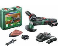 Bosch - Ponceuse multifonction oscillante sans fil 18V, 1 batterie 2,5 Ah Li-Ion, chargeur 0603104001