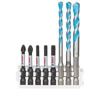 Bosch Assortiment de 8 Assortiment d'embouts de vissage et de forets de précision Impact Control - 260925C159