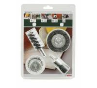 Bosch Assortiment de brosses acier - 4 pièces