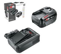 Bosch batterie et chargeur rapide Starter Set 18V (1 batterie Lithium-Ion 4,0 Ah ; 1 chargeur rapide ; alliance POWER FOR ALL 18V)