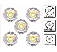 Bosch Best for Universal Disque à tronçonner diamanté 125 x 22,23mm, 5pcs (5x 2608603630)