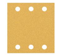 Bosch Feuilles abrasives EXPERT C470 Grain 60 115 x 107 mm 6 trous 50 pièces