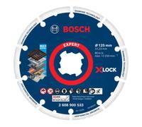 Bosch Bosch EXPERT Disque métal diamanté X-LOCK disque de coupe, 125 x 22,23 mm Quantité:1