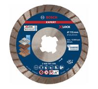 Bosch Bosch EXPERT MultiMaterial X-LOCK Disques à tronçonner diamantés, 115 x 22,23 x 2,4 x 12 mm Quantité:1
