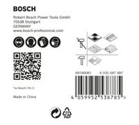 Bosch Bosch Jeu de forets à percussion HEX-9 5 pcs 4/5/6/8 mm MultiConstruction EXPERT Quantité:1