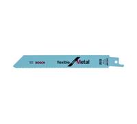 Bosch 100x Lame Scie Sabre Métal S922BF | pour Profilés et tuyaux en métal, Métaux non ferreux, Longueur 150 mm Professional Accessoire Scie sabre