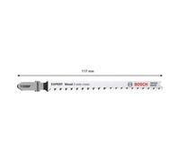 Bosch Bosch Lames de scie sauteuse, 5 pièces, T 308 BP Quantité:1