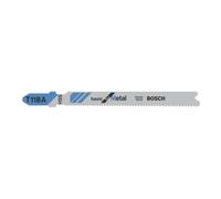 Bosch Bosch Lames de scie sauteuse T 118 A VE 100 pcs Basic pour métal Quantité:1