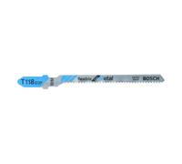 Bosch Bosch Lames de scie sauteuse T 118 EOF VE x 5 Flexibles pour métal Quantité:1